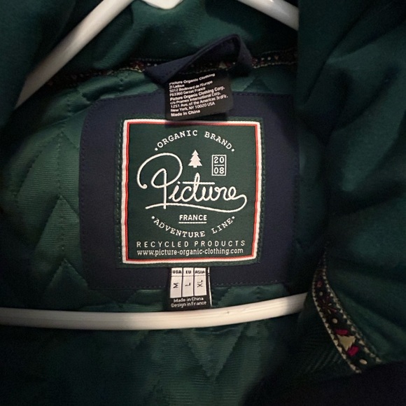 Picture Organic Fur Lined Hooded Ski Vest - Picture 4 of 4